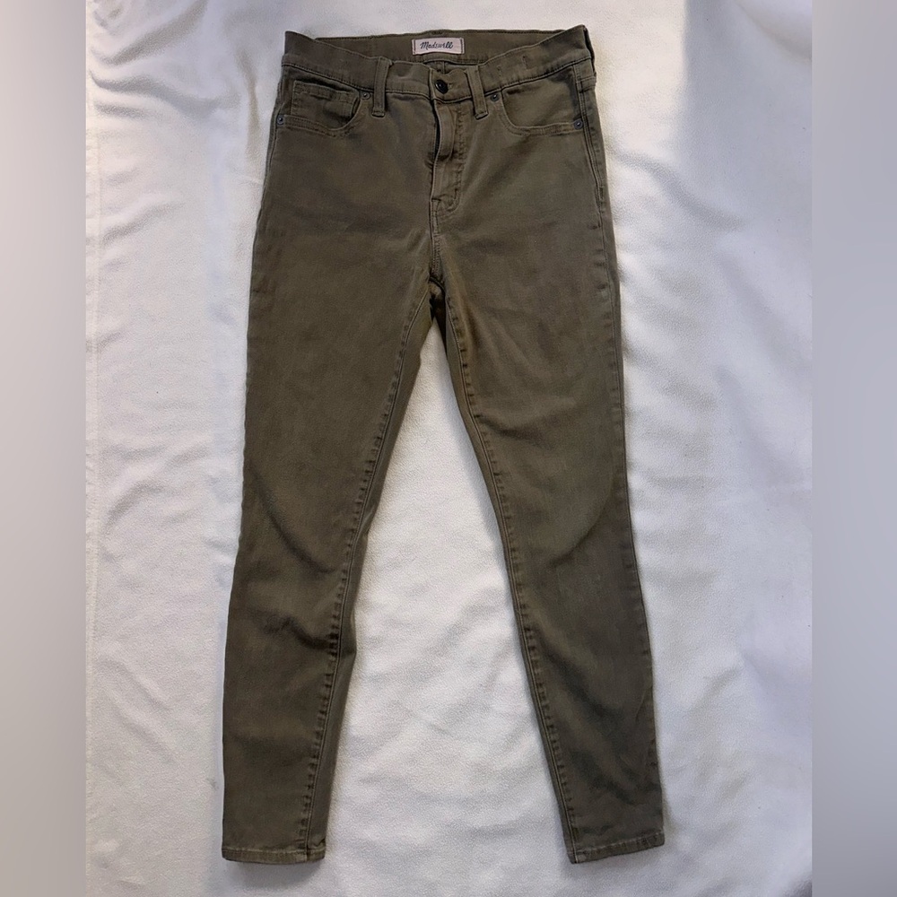 Madewell olive green Jean.